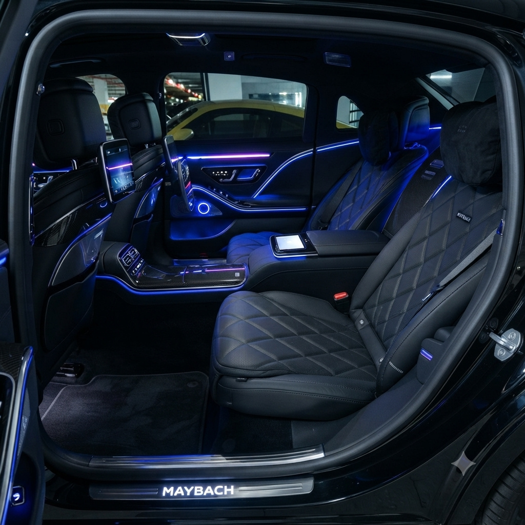 Mercedes-Maybach - Rear cabin detail