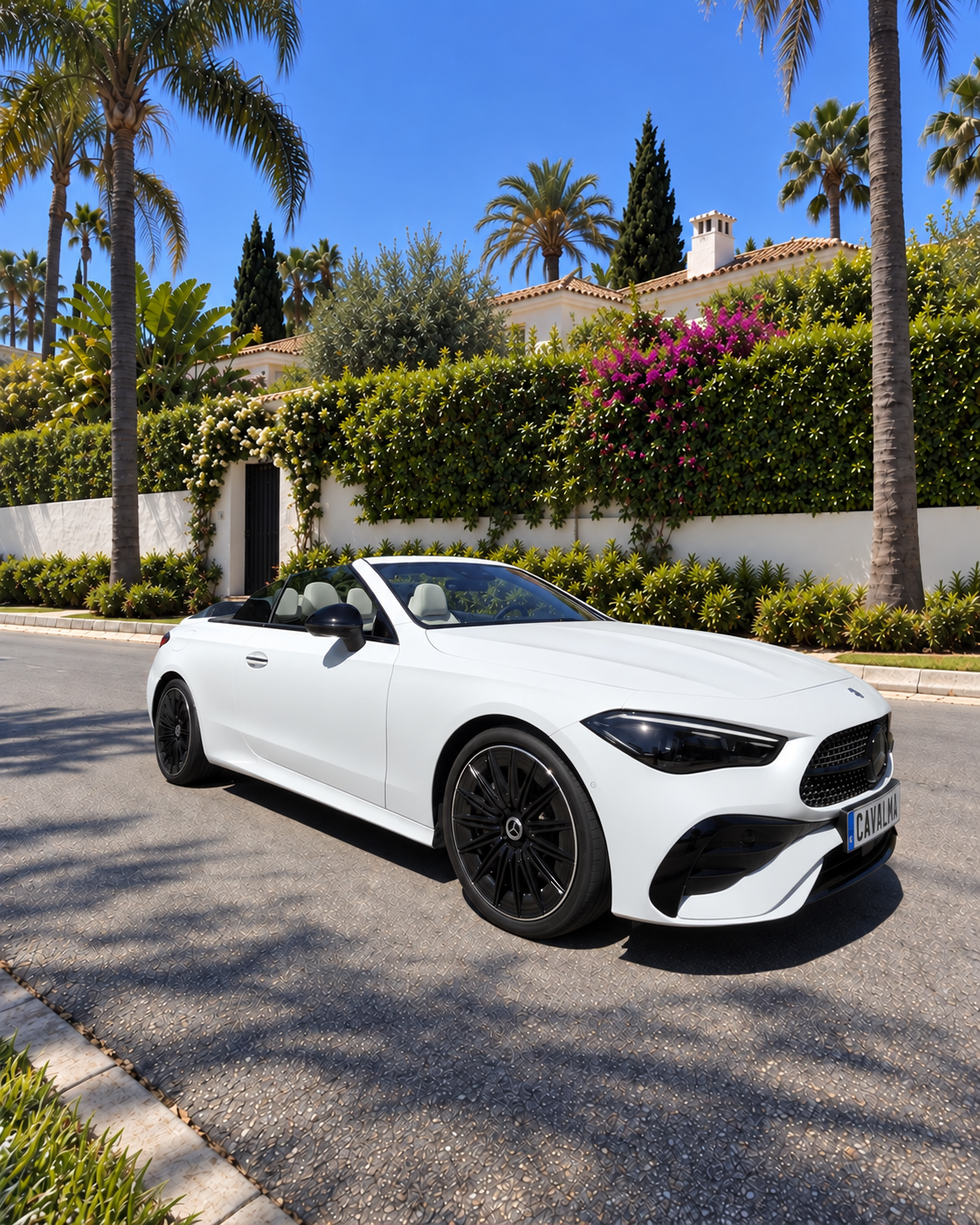 Mercedes-Benz CLE300 Cabriolet exterior photograph, Cavalma Marbella